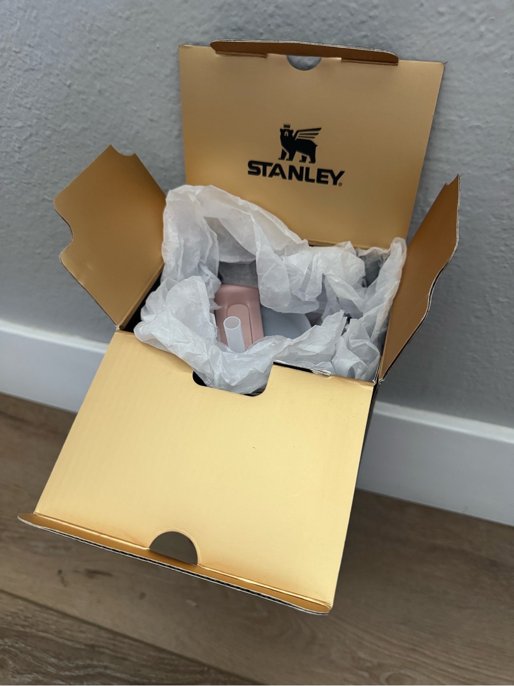 Stanley Quencher 40oz Art Deco Blush Rose Gold Limited Edition New In Box - Picture 4 of 4